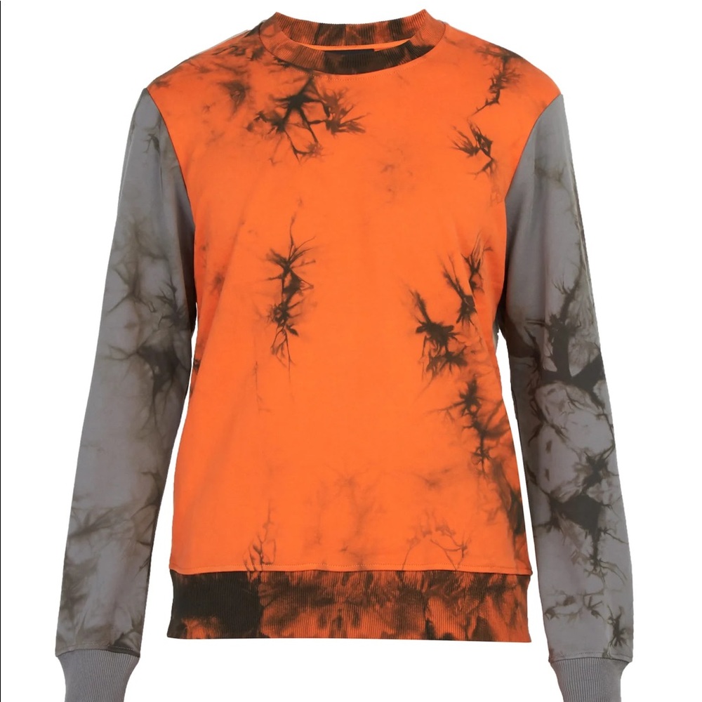 Helmut Lang Cotton Tie Dye Sweatshirt
